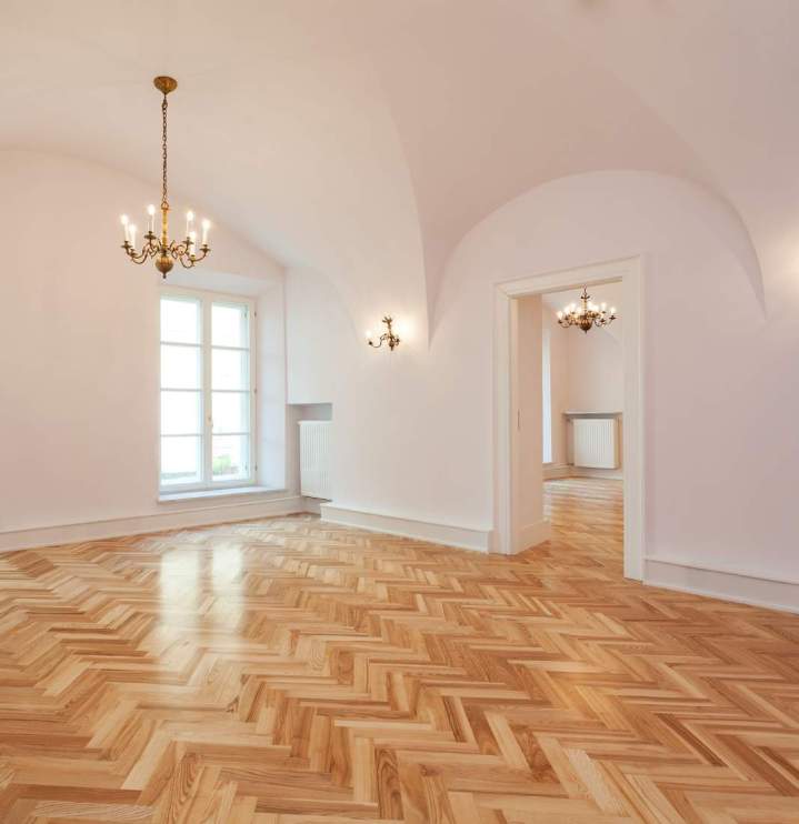 Pose de parquet, Meximieux